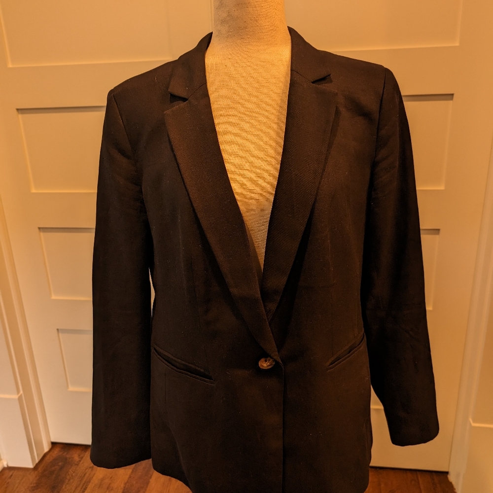 LOFT Black Blazer size 12